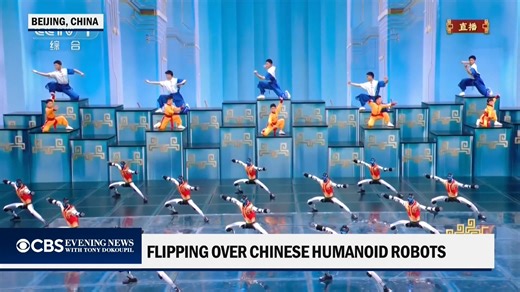 China showcased some impressive technology ahead of the Lunar New Year with life-like robots dancing with human counterparts in what’s known as the world’s most watched annual TV program. | CBS News