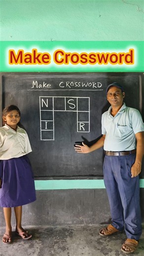 Make Crossword 🤯 innovative ideas #short #education #iqtest #students #school #ytshorts #trending