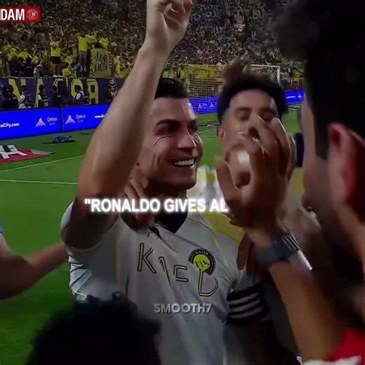 The moment Ronaldo won his first Al-Nassr title 🔥