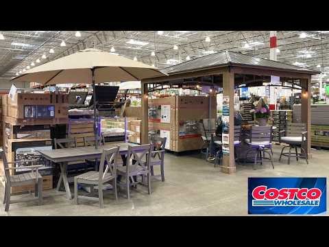 COSTCO (3 DIFFERENT STORES) SHOP WITH ME GAZEBOS PATIO FURNITURE SUMMER SHOPPING STORE WALK THROUGH