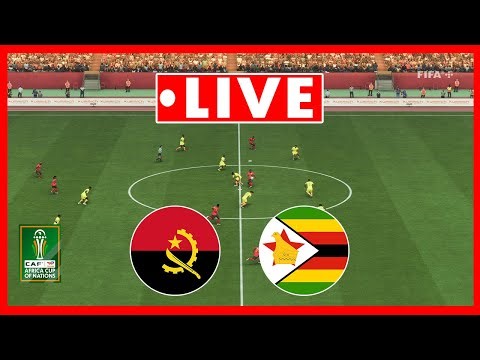 🔴 LIVE: Angola vs Zimbabwe | Africa Cup of Nations 2025 | Full Match Simulation