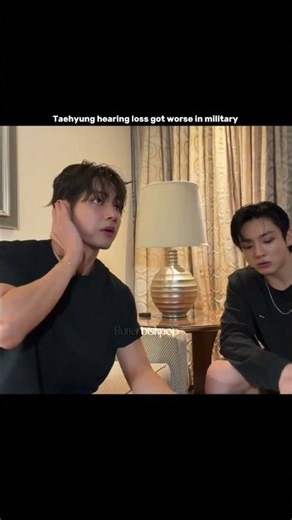 Taehyung reveals he can hear only 30% in one ear 💜🥺 #BTS #V