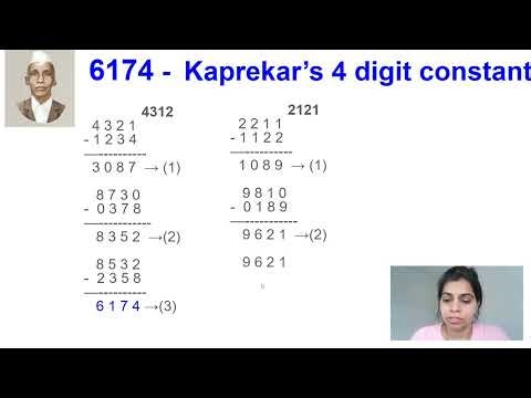 Kaprekar'sConstant6174