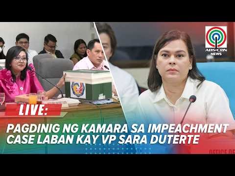LIVE: House resumes hearing on impeachment complaints against VP Sara Duterte | April 29, 2026