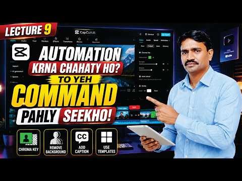 Learn These CapCut Commands First to Start YouTube Automation 🔥YTB Automation Lecture 9
