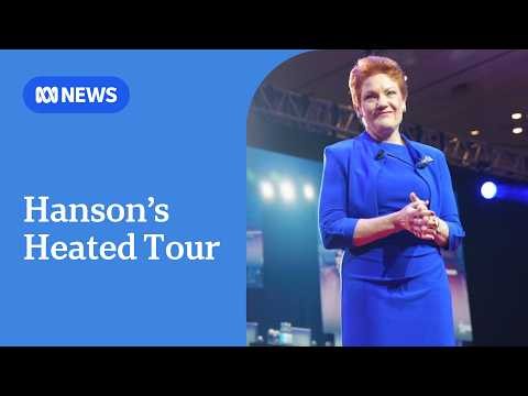 Pauline Hanson wraps up European tour taking aim at immigration and transgender rights | ABC NEWS