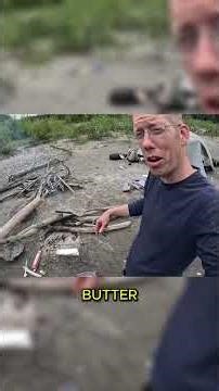 Man Catches & Cooks Salmon in Bear teritorry