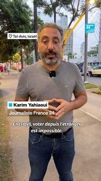 Ces Israéliens de l’étranger qui rentrent pour voter • FRANCE 24