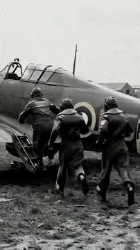 Battle of Britain Caption: "The Few" who saved Britain's skies! ✈️🇬🇧 (1940) #UKHistory #WW2 #RAF