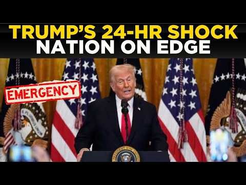 Donald Trump Live: Trump SPEAKS NOW — 24-Hour Emergency Announcement Has Nation on EDGE | US NEWS