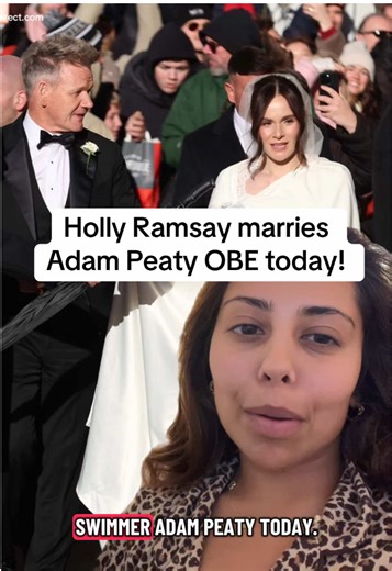 Holly Ramsay Marries Adam Peaty in Stunning Bath Abbey Ceremony