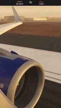 British Airways Departure From Marrakesh Menara Airport 🇲🇦 #shorts #msfs2024