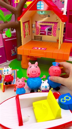 Satisfying With Unboxing Peppa Pig & Family Toys, ASMR Video #shorts