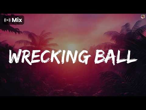 𝗠𝗶𝘅 - Wrecking Ball - Miley Cyrus, Britney Spears, Miley Cyrus ...