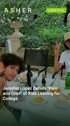 Jennifer Lopez Details 'Pain and Grief' of Kids Leaving for College #shorts