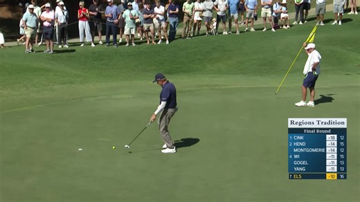 Ernie Els | Round 4 | 17th hole | Shot 2 | 2026 Tradition