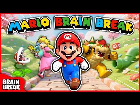 SUPER MARIO RUN | Summer Brain Breaks For Kids | GoNoodle Games | Summer Games For Kids