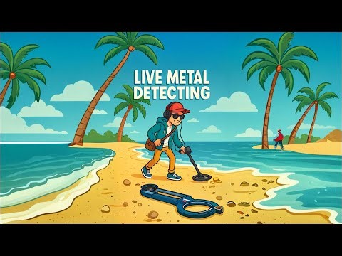 LIVE Metal Detecting at Midnight!