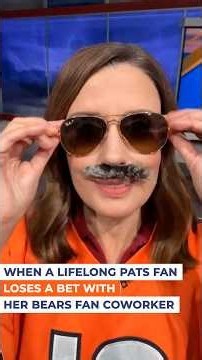 When a lifelong New England Patriots fan loses a bet with a Chicago Bears fan