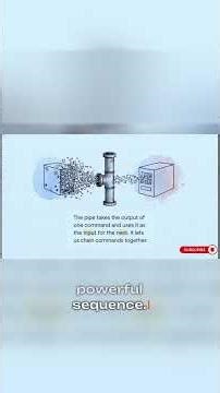 Writing Shell Poetry Chaining Commands with the Pipe