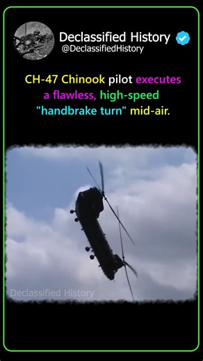 U.S. Army CH-47 Chinook Pulls Off a Mid-Air “Handbrake Turn”