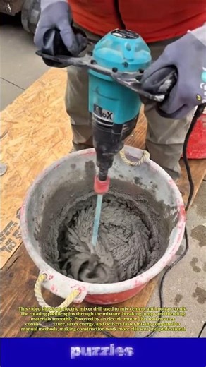 This Simple Mixer Drill Makes Cement Mixing Super Smooth!