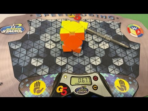 0.67 SKEWB WORLD RECORD SINGLE!!!!!!!!!! (NR1, NAR1, WR1)