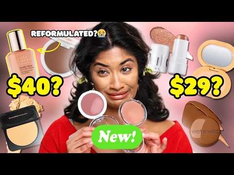 Testing a FULL FACE of NEW OVERHYPED Viral Makeup (TIPSY EDITION 🍾)