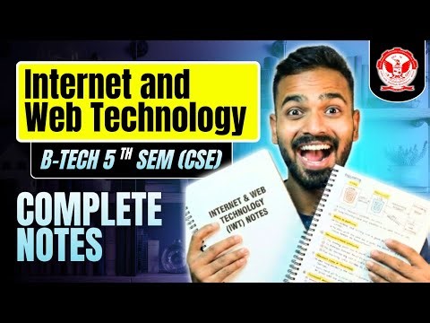 Internet and Web Technology (IWT) Complete Notes for RGPV | B.Tech CSE 5th Semester