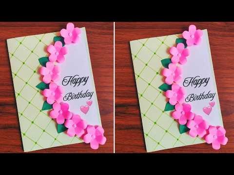 DIY Birthday Card Making | Easy and Beautiful Handmade Card Tutorial