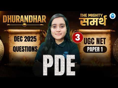 UGC NET Paper 1 PDE | Dec 2025 PYQs Explained | All Questions with Answers | UGC NET June 2026
