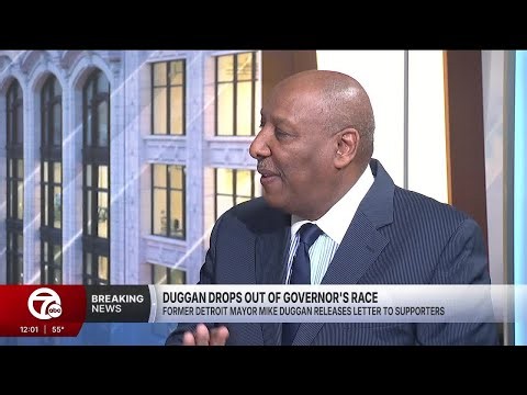 WXYZ Editorial Director Chuck Stokes speaks on Duggan dropping out of gubernatorial race