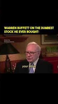 When Warren Buffett Buys The Dumbest Stock Of All Time