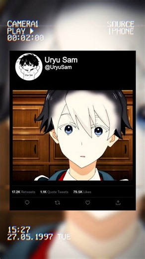 Bro lost all his aura 😂 #anime