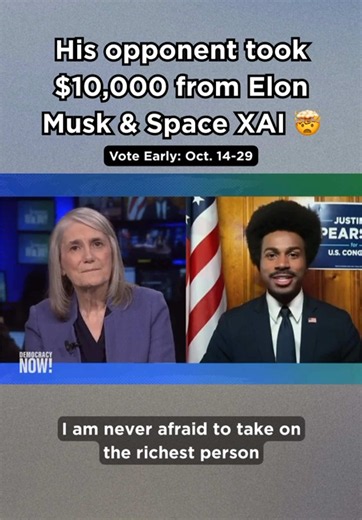 Trump is spending big dollars against me because he & Brent Taylor are scared. And they should be. I'll bring the voice of working-class Tennesseans to Congress—that means calling for an end to the tariff war & the illegal war in Iran. 🎥 Democracy Now votejustinj.com #fyp #democracynow @Democracy Now!