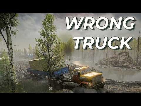 Snow Runner: Wrong Truck vs Deep Mud