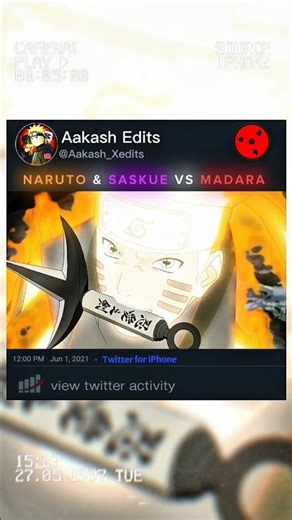 Naruto and Sasuke vs Madara | God-Level Fight ⚡ #Naruto #Sasuke #Madara #NarutoVsMadara #SasukeVs