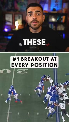 The BEST Fantasy Football breakout players at each position: