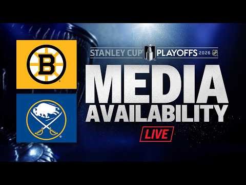 Boston Bruins @ Buffalo Sabres Game 1 Post-Game Media Availability