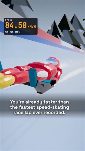 What if a luge slider accelerated 5 km/h every second?…
