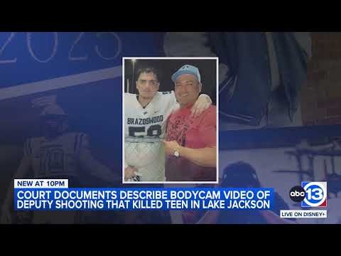 Court docs describe bodycam video of Brazoria Co. deputy shooting that killed teen in Lake Jackson