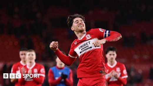 Middlesbrough 1-0 Norwich City - Boro move level with Coventry at top