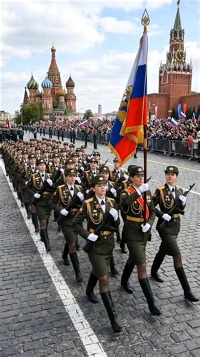 Powerful Women of Russia! Military Parade That Stuns the World!