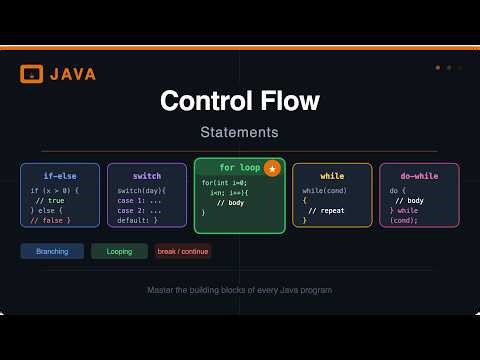 Java Control Statements