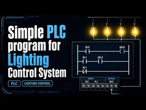 Simple PLC program for Lighting Control System