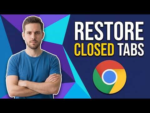 How To Restore Recover Closed Tabs In Google Chrome After Restart (Easy Guide)