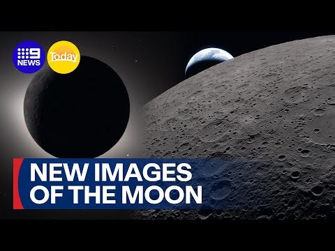 New images of the dark side of the Moon by Artemis II crew | 9 News Australia