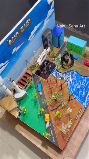 Acid Rain Working Model for Science Exhibition! #shortsfeed