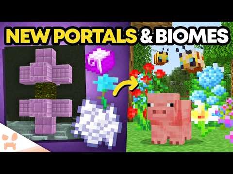 MINECRAFT JUST MADE NEW PORTALS POSSIBLE + NEW BIOME & END UPDATES?!