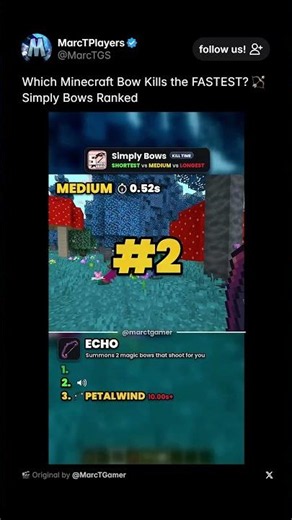 Which Minecraft Bow Kills the FASTEST? 🏹 Simply Bows Ranked